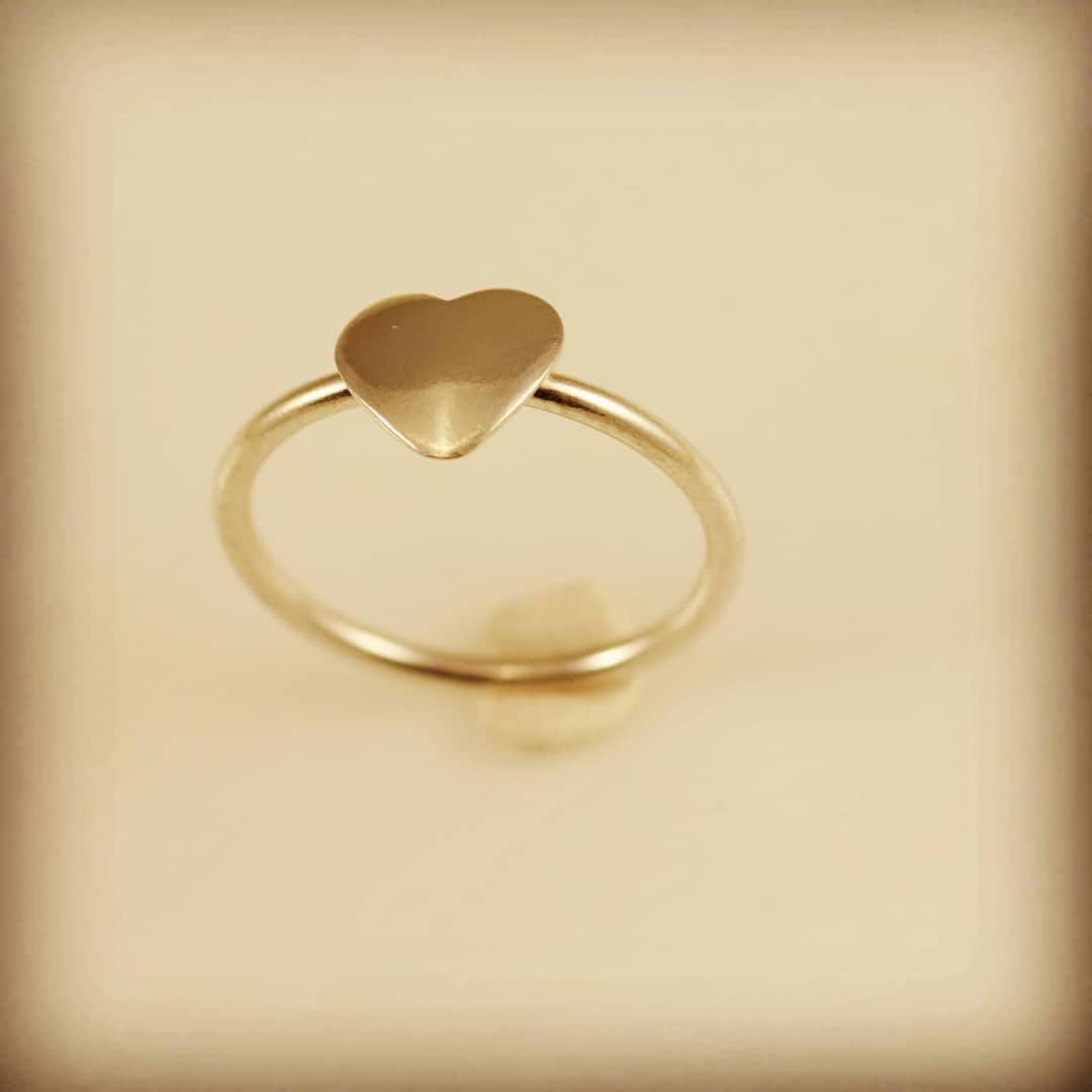 Heart Brass Ring